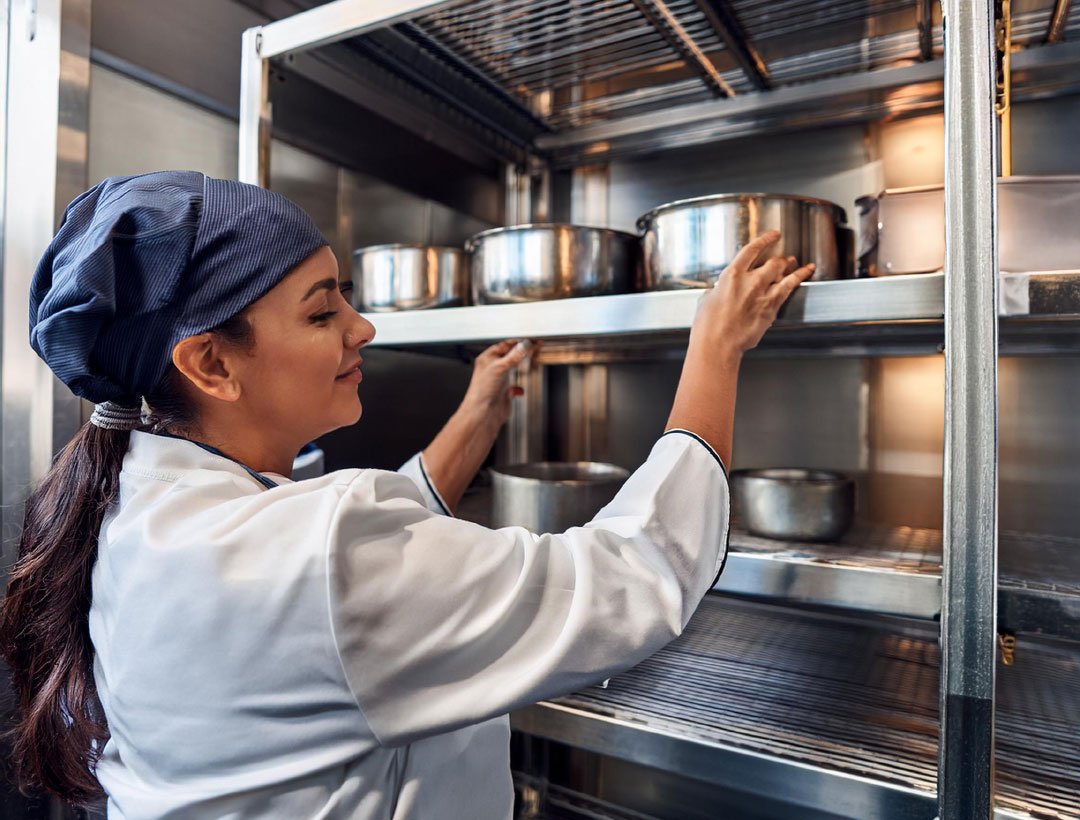 Anaquel para cocinas industriales