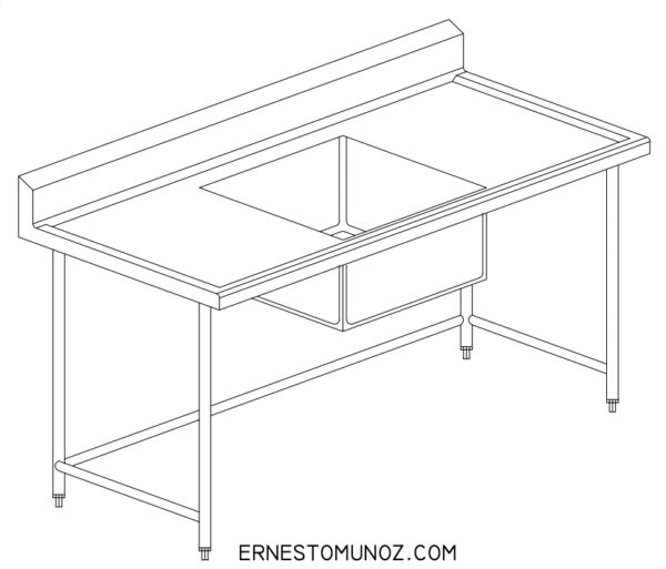 FREGADERO PARA LOZA 150 - Image 2