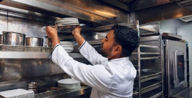 Repisas para cocinas industriales