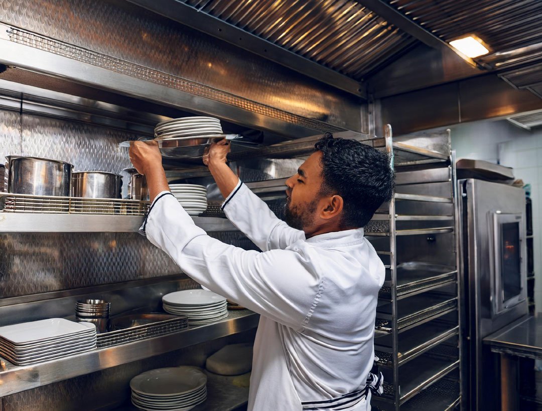 Repisas para cocinas industriales